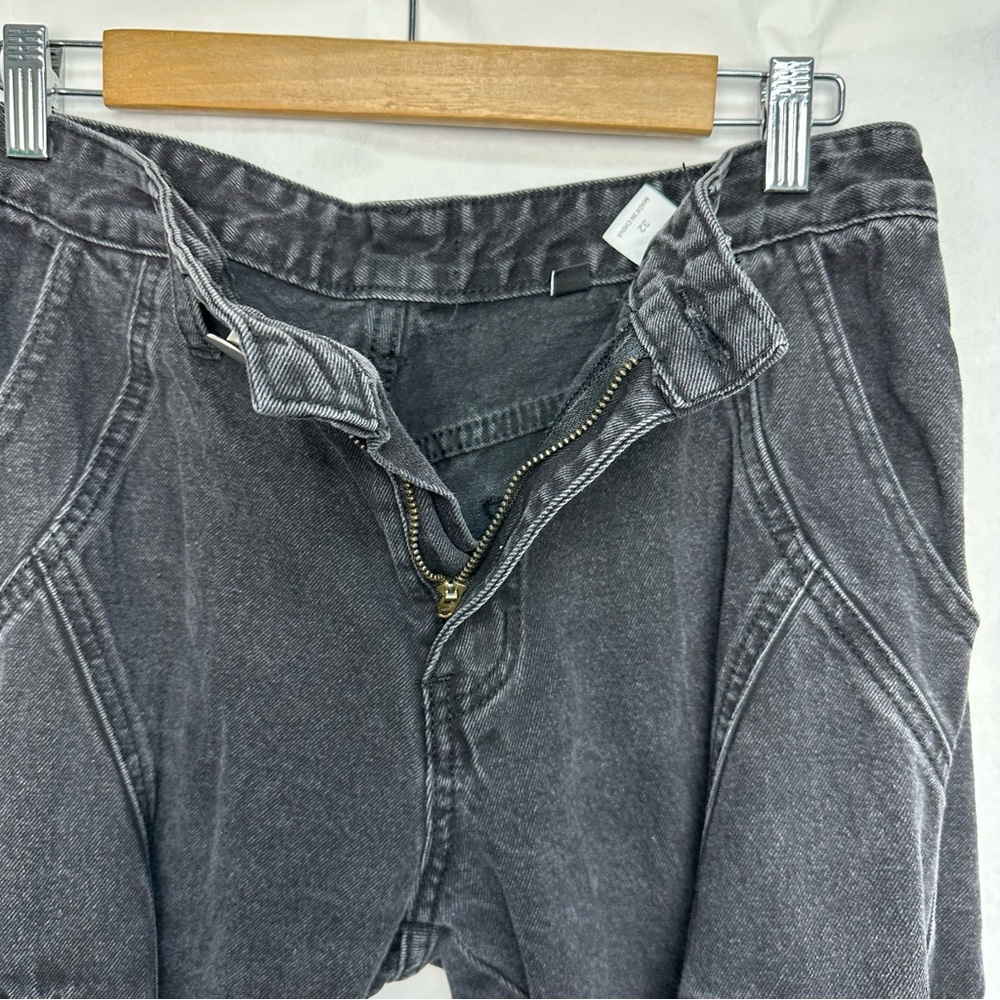 Y2K Men’s Denim Cargo style Black‎ Pants - Picture 14 of 16